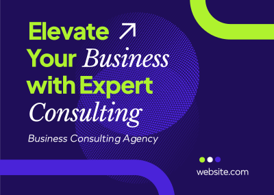 Expert Consulting Postcard Image Preview