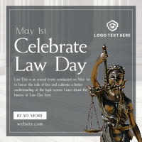 Lady Justice Law Day Instagram Post Design