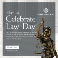 Lady Justice Law Day Instagram Post Image Preview