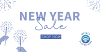 Cheers To New Year Sale Facebook Ad Design