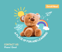 Daycare Center Teddy Bear Facebook post Image Preview