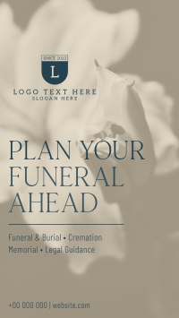 Funeral Flower Facebook story Image Preview