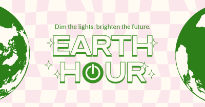 Earth Hour Retro Facebook ad Image Preview