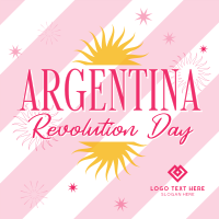 Argentina Revolution Day Instagram post Image Preview