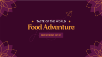 Taste of the World YouTube cover (channel art) Image Preview