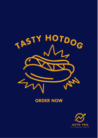 Tasty Hotdog Flyer Image Preview