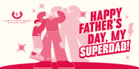Superhero Father's Day Twitter post Image Preview