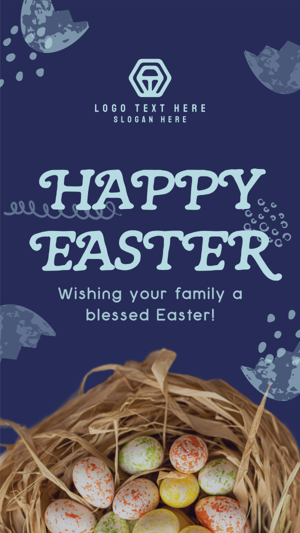 Easter Sunday Greeting Instagram Story Design