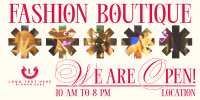 Quirky Boutique Business Hours Twitter post Image Preview