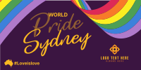 Sydney Pride Flag Twitter post Image Preview