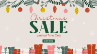 Christmas Gifts Sale Facebook Event Cover Design