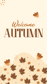 Autumn Season Greeting TikTok video Image Preview