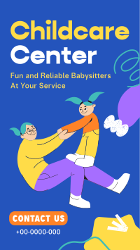 Childcare Services Instagram Story Design