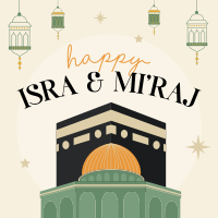 Happy Isra and Mi'raj Instagram Post Design