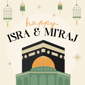 Happy Isra and Mi'raj Instagram post Image Preview