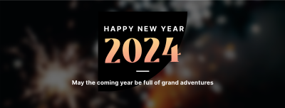 Liquid New Year Facebook cover Image Preview