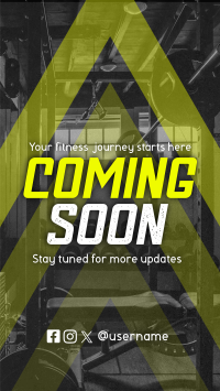 Coming Soon Fitness Gym Teaser Instagram story Image Preview