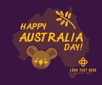 Koala Australia Day Facebook Post Design