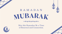 Ramadan Mubarak Greeting Animation Preview