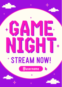 Dreamy Pixel Livestream Flyer Image Preview