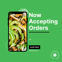 Food Delivery App  Instagram post Image Preview