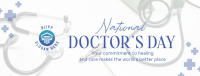 National Doctor's Day Facebook Cover Design