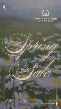 Spring Sale Facebook Story Design