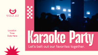 Karaoke Break Facebook event cover Image Preview
