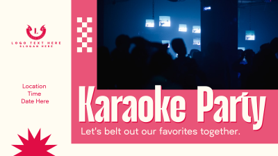 Karaoke Break Facebook event cover Image Preview