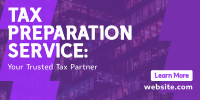 Your Trusted Tax Partner Twitter Post Design