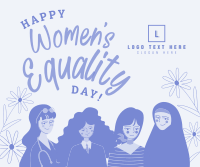 Building Equality for Women Facebook Post Design