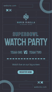 Super Bowl Touchdown Facebook Story Image Preview