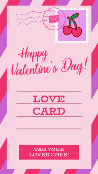 Valentine's Day Postcard Instagram reel Image Preview