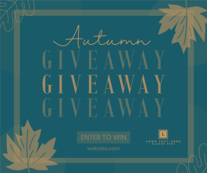 Cozy Leaves Giveaway Facebook post Image Preview