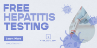 Textured Hepatitis Testing Twitter post Image Preview