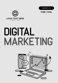 Simple Digital Marketing  Flyer Design