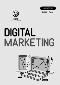 Simple Digital Marketing  Flyer Image Preview