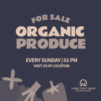 Organic Vegetables Linkedin Post Design