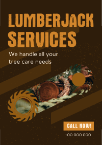 Trusted Lumberjack Service Flyer Preview