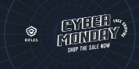 Vaporwave Cyber Monday Twitter post Image Preview