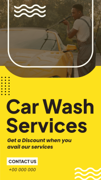 Sleek Car Wash Services Instagram reel Image Preview