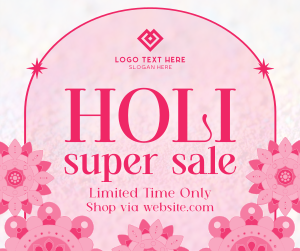 Holi Sale Patterns Facebook post Image Preview