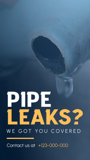 Leaky Pipes Instagram story Image Preview