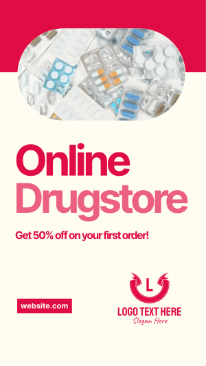 Online Drugstore Promo Instagram story Image Preview