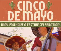 Grunge Cinco De Mayo Facebook Post Design