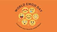 Fun Emoji Day Facebook Event Cover Design