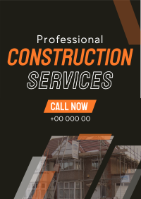 Professional Home Construction Flyer Image Preview