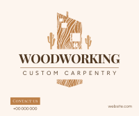 House Woodworking Facebook Post Design