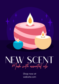 New Scent Launch Poster Design