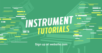 Music Instruments Tutorial Facebook Ad Design